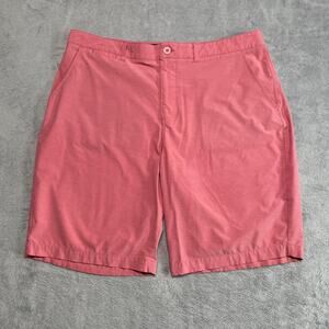 Johnnie O Shorts Mens 38 Pink Wyatt Performance Short Stretch Smart Casual Prep